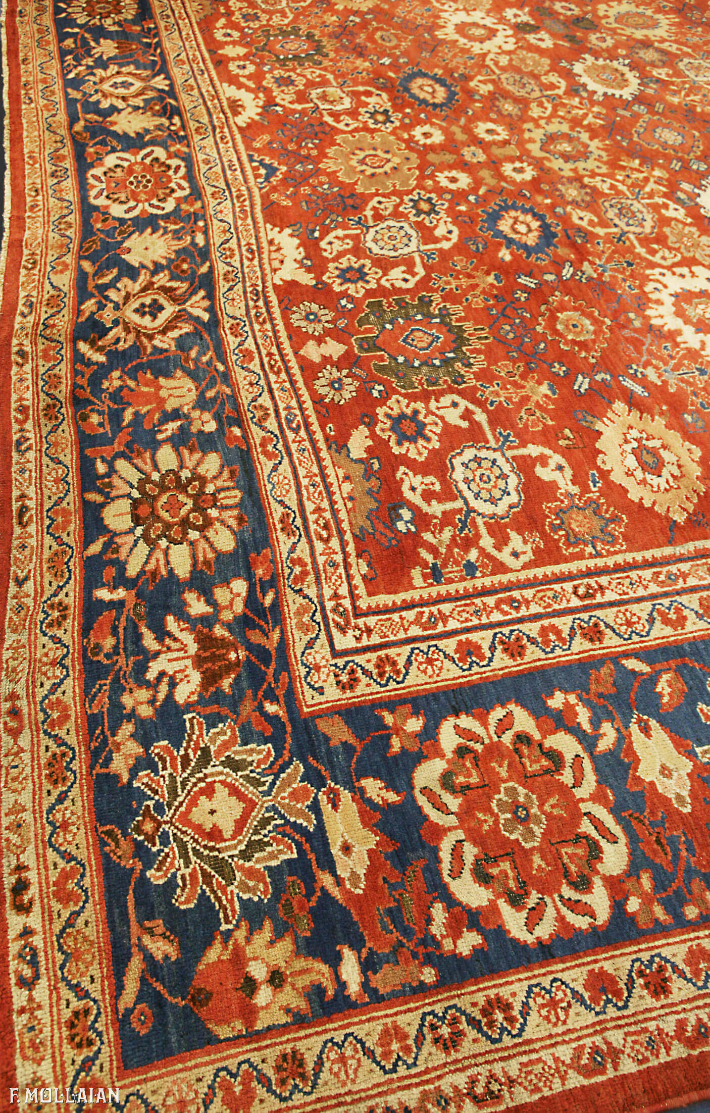 Antique Persian Mahal Ziegler Carpet n°:55348489